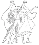 Totally Spies kleurplaat 6